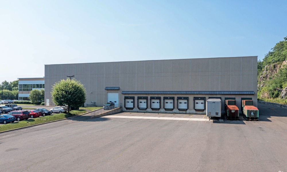 Large beige warehouse
